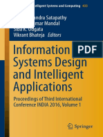 Information Systems Design and Intelligent Applications Volume 1 PDF