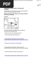 Components of ESP System, Removing and Installing