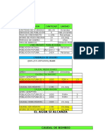 Calculo Agua Potable Por Bombeo