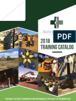 2018 Training Catalog: Creating A Culture of Awareness and Responsibility For Safety in The Workplace