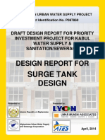 Surge Tank Design Afghanistan