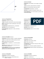 Pharmocology Drug Cards: Innovar