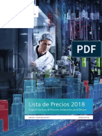 Lista de Precios Siemens DFPD 2018