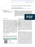 Branchial Cleft Cyst: A Case Report and Review of Literature