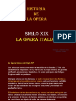 La Opera Italiana Siglo Xix