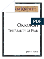 The Reality of Fear: Orrorsh