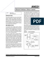 Intelligent Remote Positioner (Motor Control) : Block Diagram