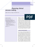 Factors Influencing Clinical Decision Making: Megan Smith, Joy Higgs and Elizabeth Ellis