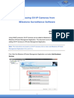 Accessing GV IP Camera From MilestoneXProtect