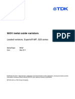 Siov Metal Oxide Varistors: Leaded Varistors, Superior-Mp, S20 Series