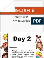 ENGLISH 6 Week 2 Day 2 and 3 1st Quarter