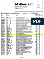 Atlante Lista Completa 17 Febrero 2017