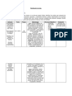 Planificación Fluidez Lectura 1° PDF