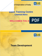 Sales Training Centre: Welcomes You All