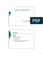 Management of Stable COPD: Dr.M.Ravikiran