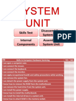 Skills Test Internal Components Disassembling System Unit Assembling System Unit