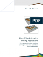 Use of Simulations For Mining Applications