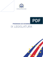 Programa Do Governo Da IX Legislatura 2016 - 2021 PDF