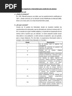 Escalas de Magnitud e Intensidad para Medición de Sismos