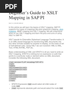 XSLT MAPPING - Riyaz