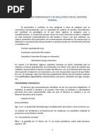 Pronombres Personales y Su Relación Con El Sistema Verbal