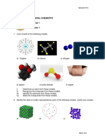 Tutorial 1 General Chemistry