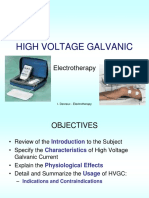 High Voltage Galvanic Current Lecture PDF