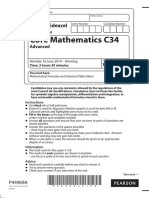 June 2014 (IAL) QP - C34 Edexcel