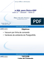 Curso SQL - Unico - Aula11 - Vacuum - Parte II