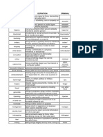 Vocabulario de Crimen y Delitos