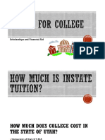 Paying For College