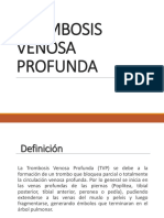 Trombosis Venosa Profunda - Presentacion