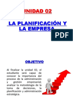 Unidad 02 La Planificación y La Empresa