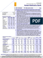 Kotak Mahindra Bank: CMP: INR1060 TP: INR1,220 (+15%)