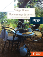 El Primer Trago de Cerveza - Philippe Delerm PDF