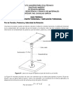 Guía 03. Esfuerzo Cortante Torsional y Deflexión Torsional