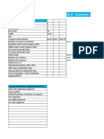 R2.0 - Customer Input Questionnaire: Network Deployment Summary