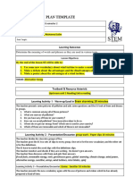 English Lesson Plan Template: Determine The Meaning of Words and Phrases As They Are Used in Various Texts