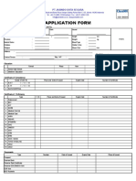 Application Form: PT Jasindo Duta Segara