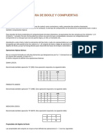 Álgebra de Boole y Compuertas.