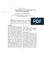 Ethnomycolgical Knowledge On Uses of Wild Mushrooms in Western and Central Nepal