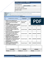 Programa de Sistema de Gestion Ambiental Ladrillera Un Diamante