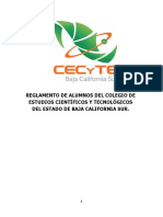 Reglamento de Alumnos 2015 CECYTE