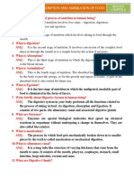 Ch-6 Ingestion, Digestion, Absorption and Assimilation of Food