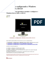 Instalando e Configurando o Windows Server 2003 e IIS 6