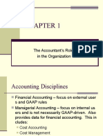 The Accountant's Role in The Organization