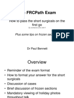 The FRCPath Exam - Paul Bennett