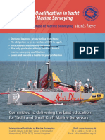 Professional Qualification in Yacht Small Craft Marine Surveying Prospectus