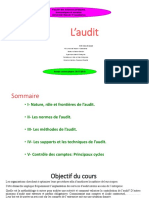 Compléments de Cours D'audit Et TD