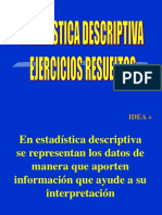 Estadística Descriptiva Ejercicios Resueltos